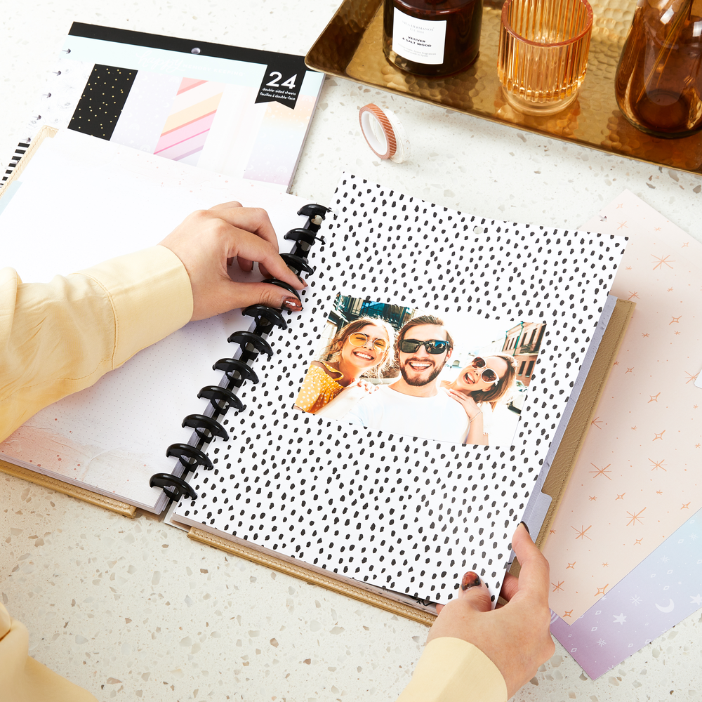 Happy Memory Keeping® - Muted Colors Big Pre-Punched Cardstock