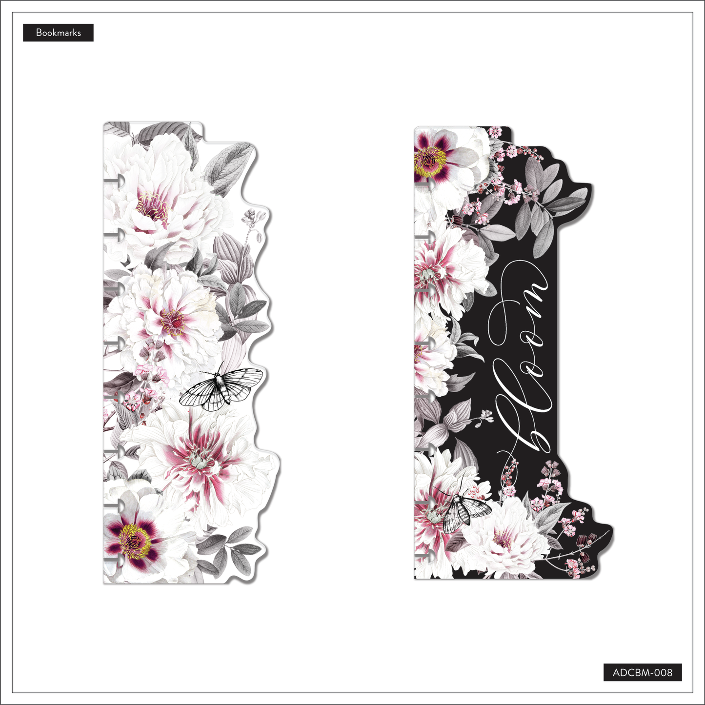La Fleur Die Cut Bookmarks - 2 Pack