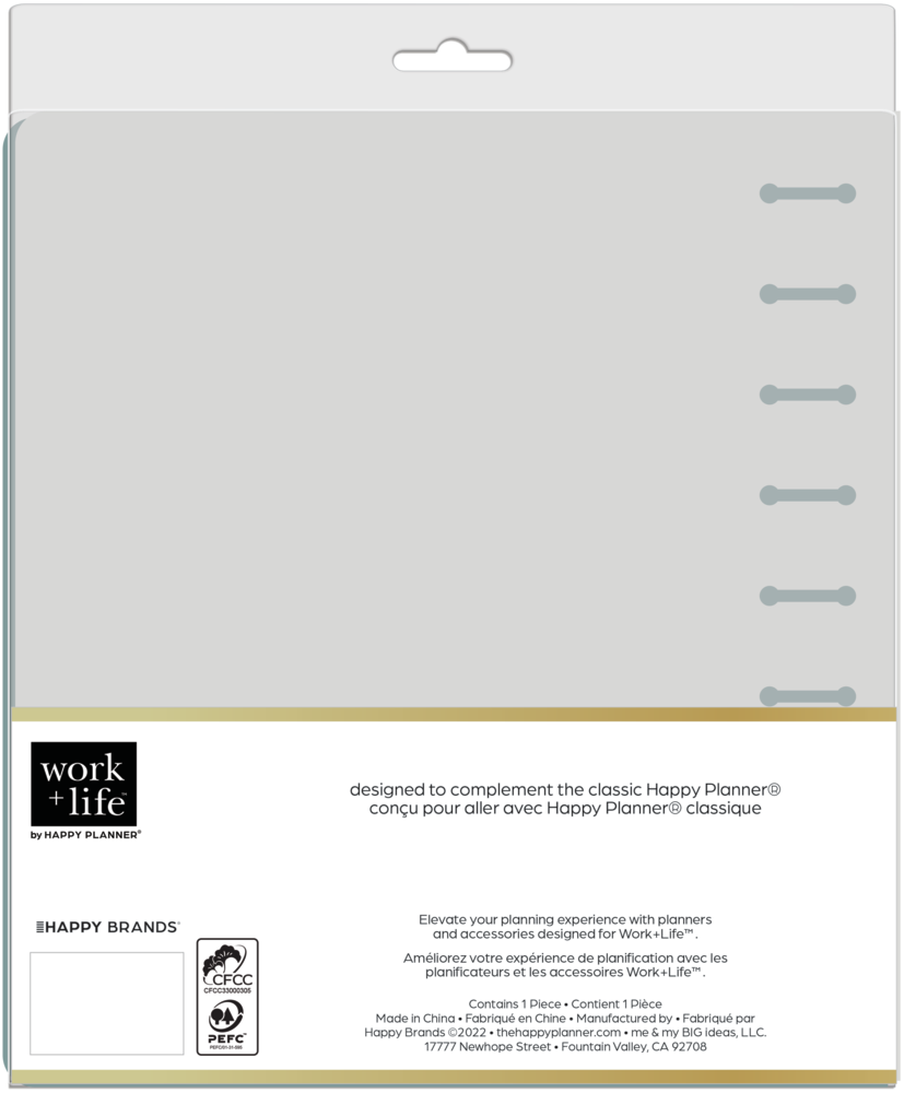 Work + Life Metropolitan - DELUXE Classic Planner Cover