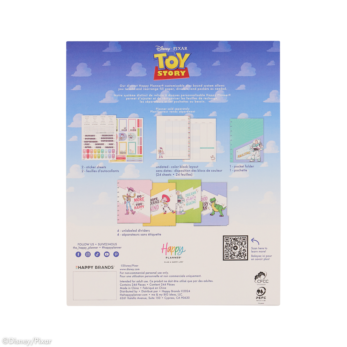 Disney & Pixar Toy Story 30th Anniversary - Classic Color Block Extension Pack - 4 Months