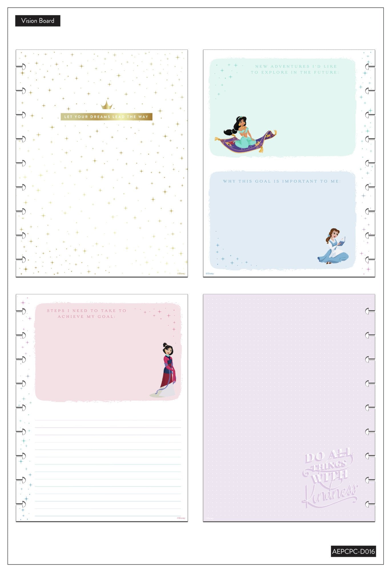 Disney © Princess New Adventures Classic Planner Companion