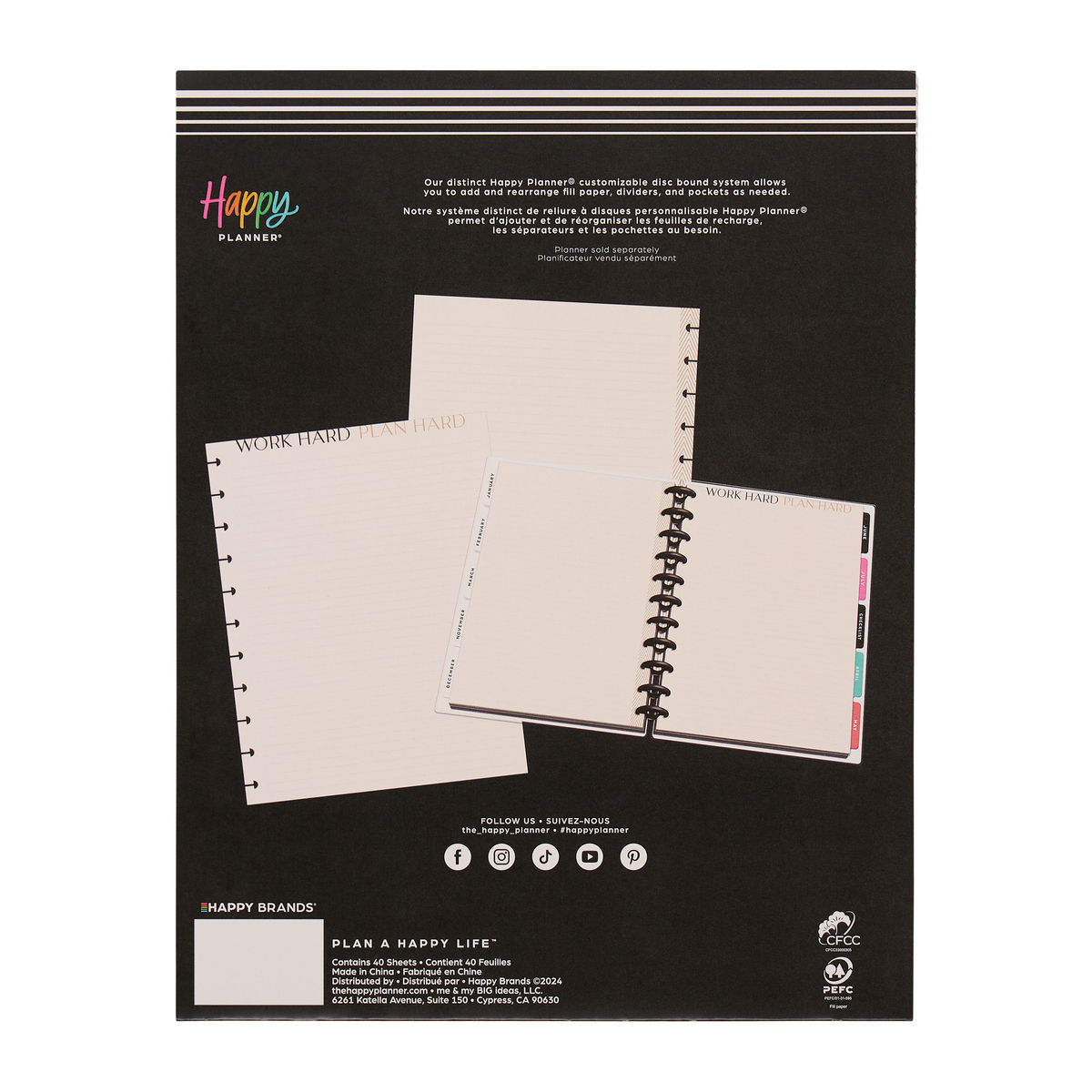 Modern Craft - Dotted Lined Big Filler Paper - 40 Sheets