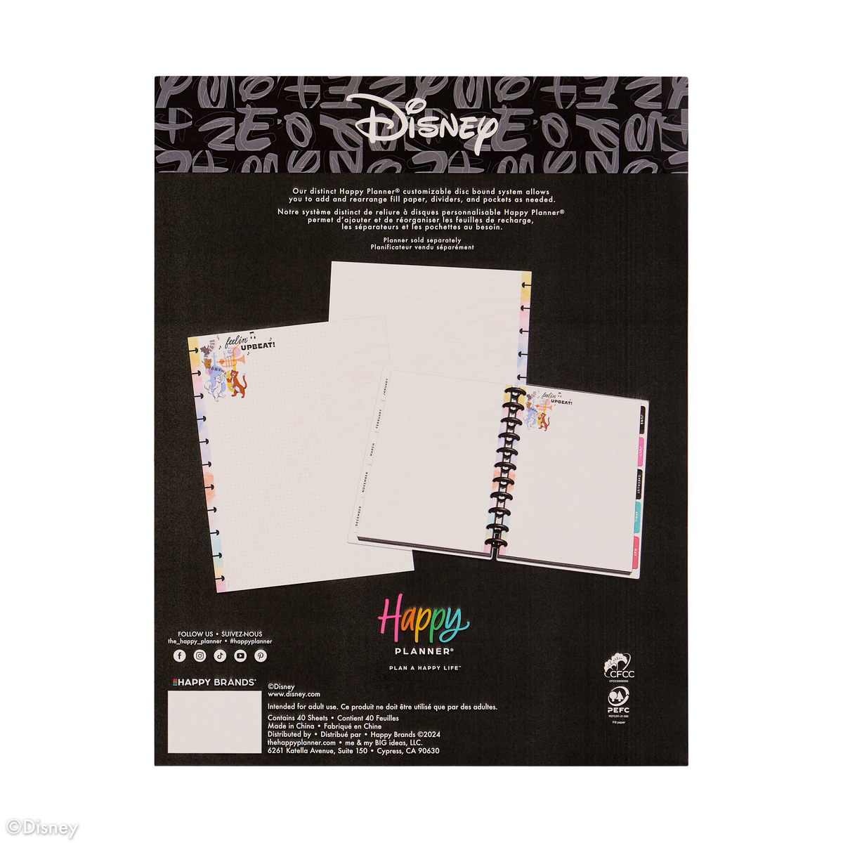Disney The Aristocats - Dot Grid + Dotted Lined Big Filler Paper - 40 Sheets