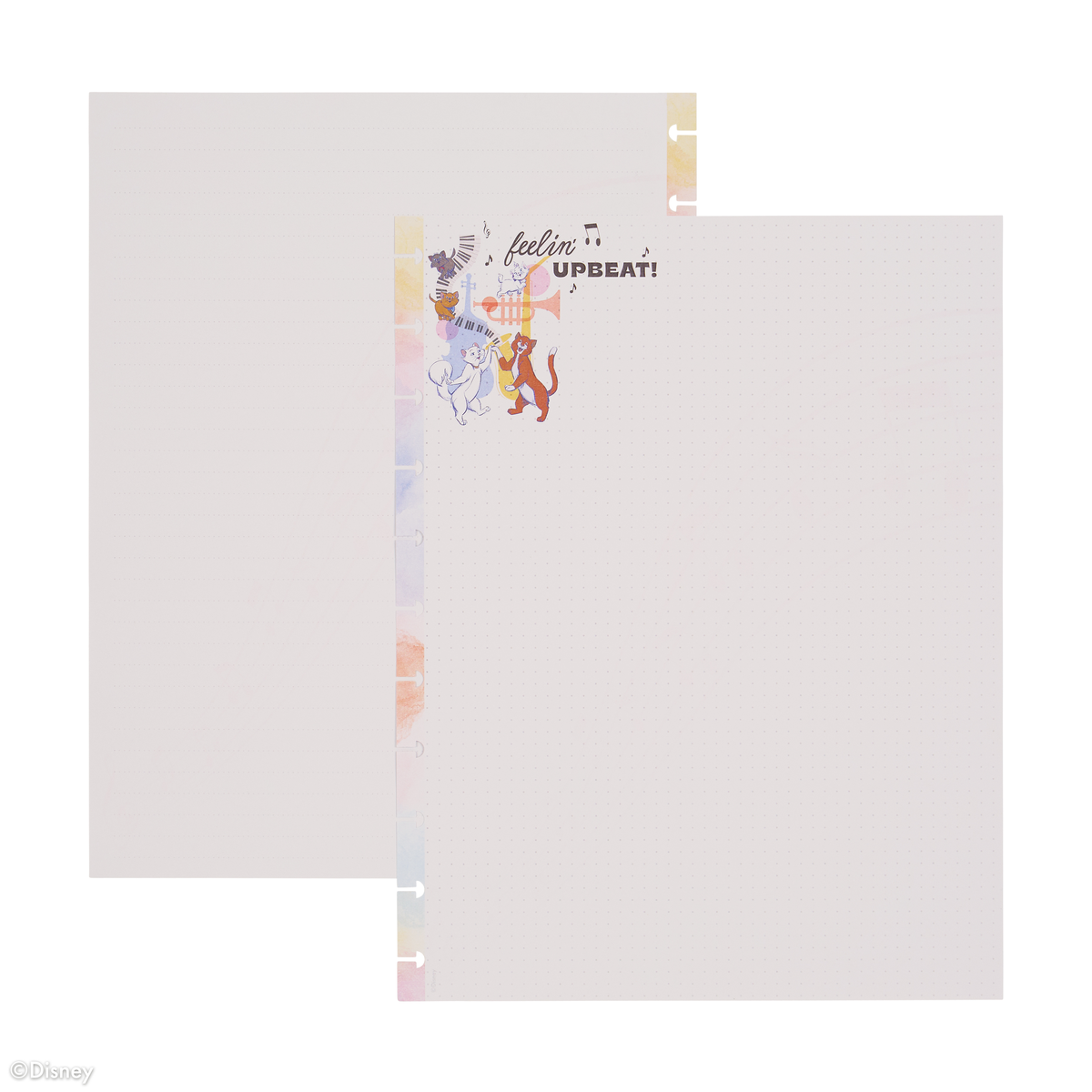 Disney The Aristocats - Dot Grid + Dotted Lined Big Filler Paper - 40 Sheets