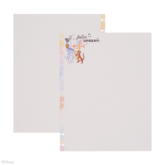Disney The Aristocats - Dot Grid + Dotted Lined Big Filler Paper - 40 Sheets