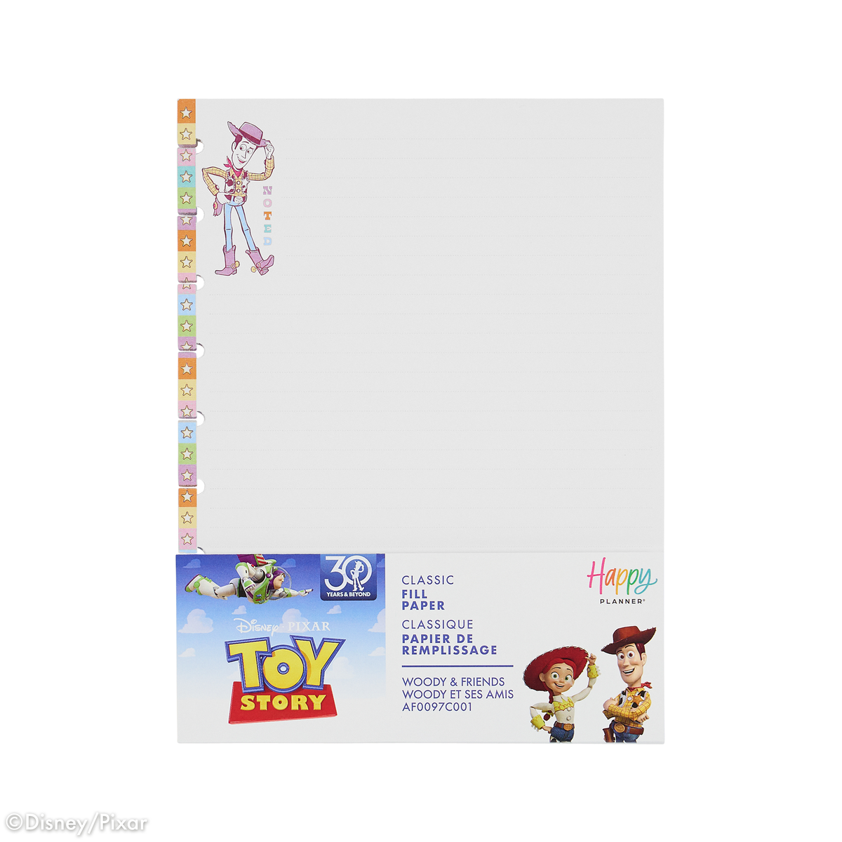 Disney & Pixar Toy Story 30th Anniversary - Dotted Lined Classic Filler Paper - 40 Sheets