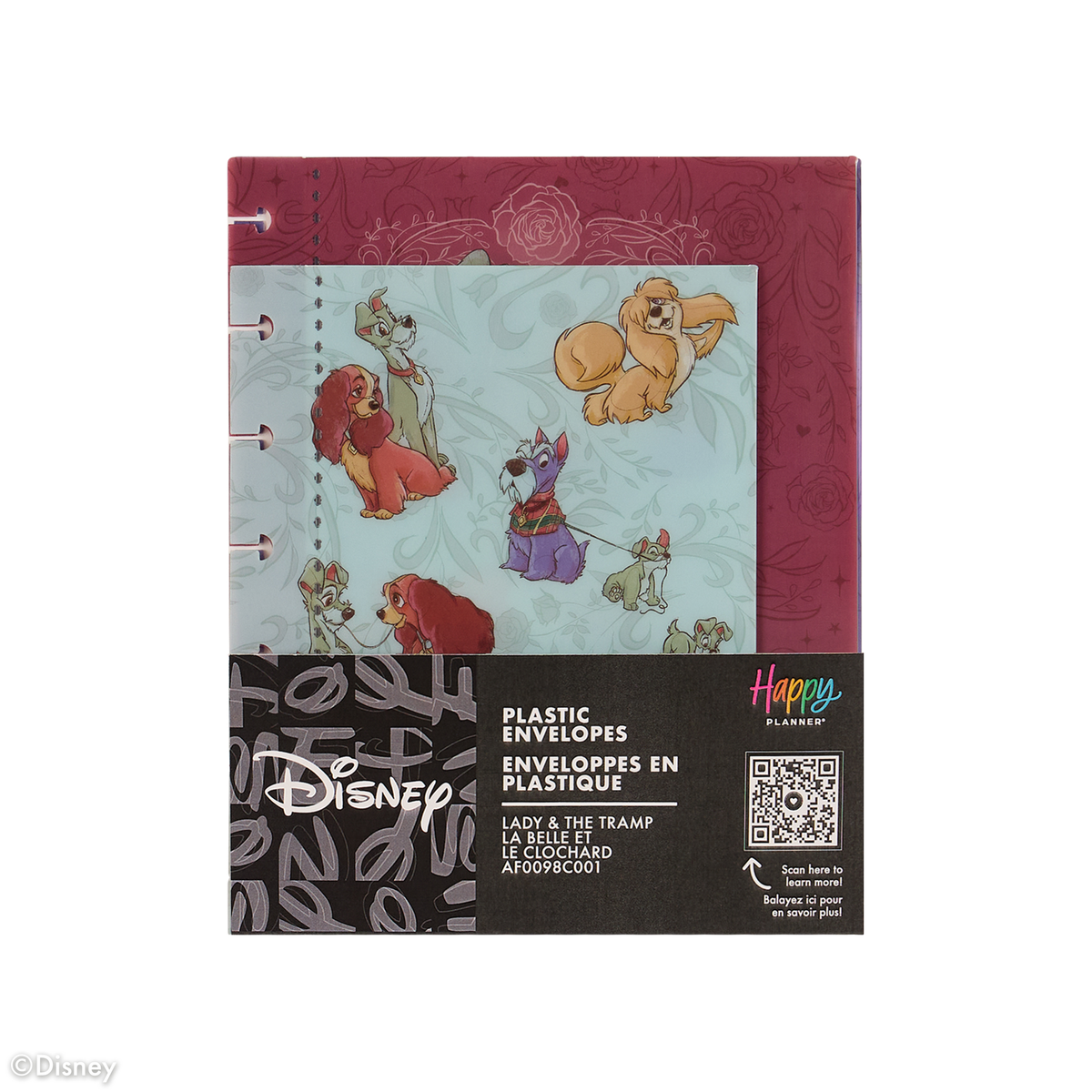 Disney Lady & The Tramp - Envelopes - 3 Pack