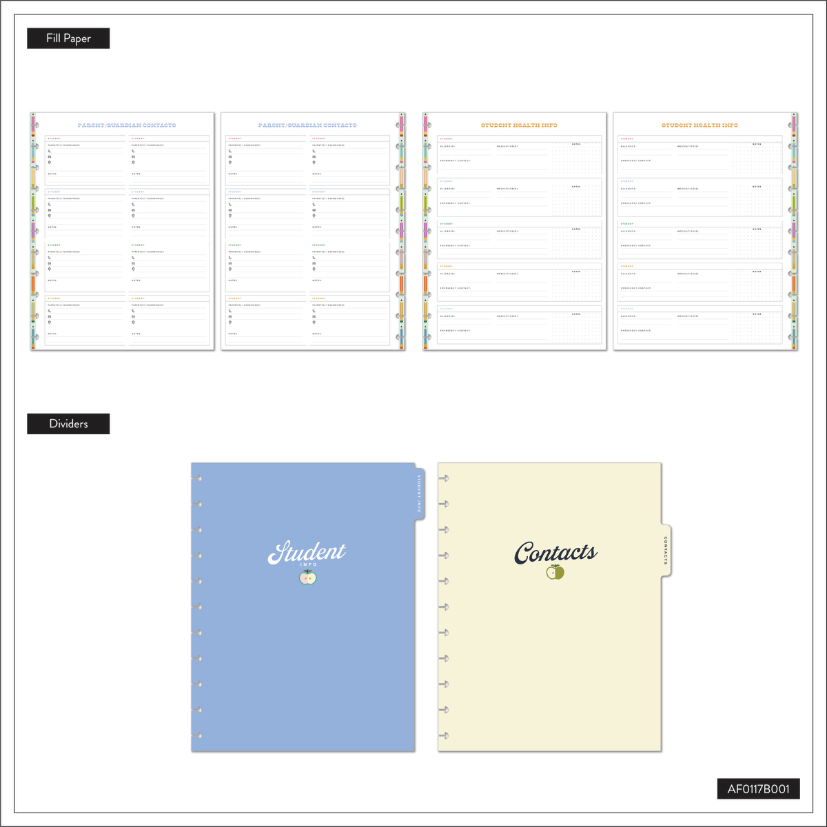 Mod Teacher - Parent & Student Info - Big Accessory Pack