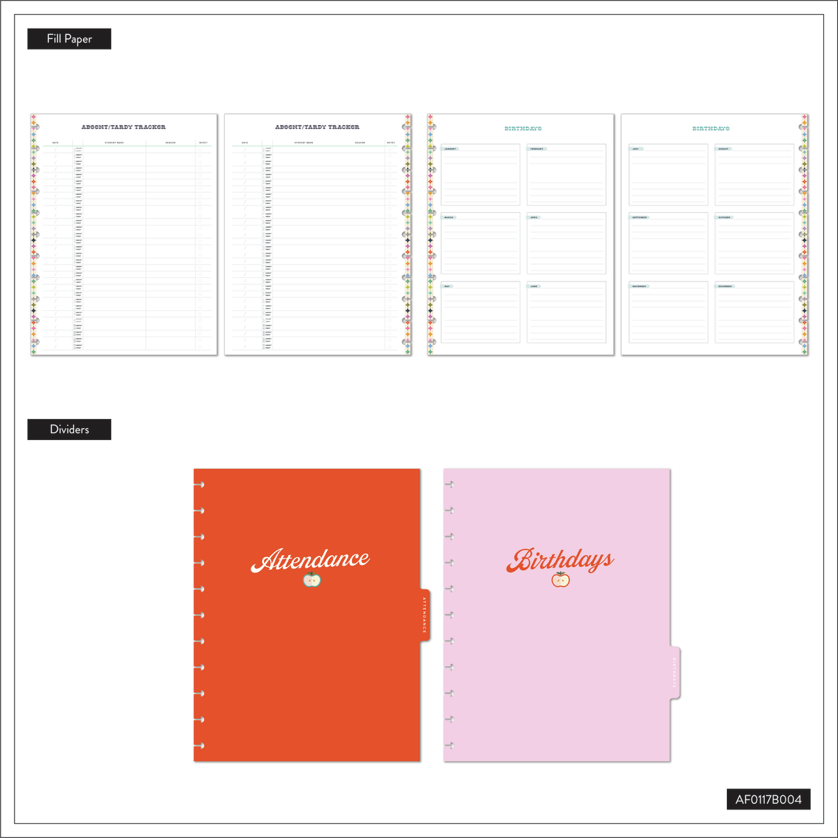 Mod Teacher - Student Attendance & Birthdays - Big Accessory Pack