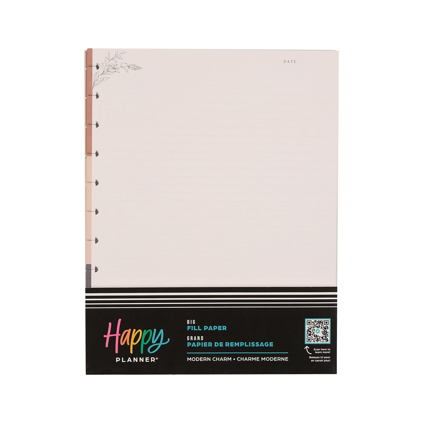 Modern Charm - Dotted Lined Big Filler Paper - 40 Sheets