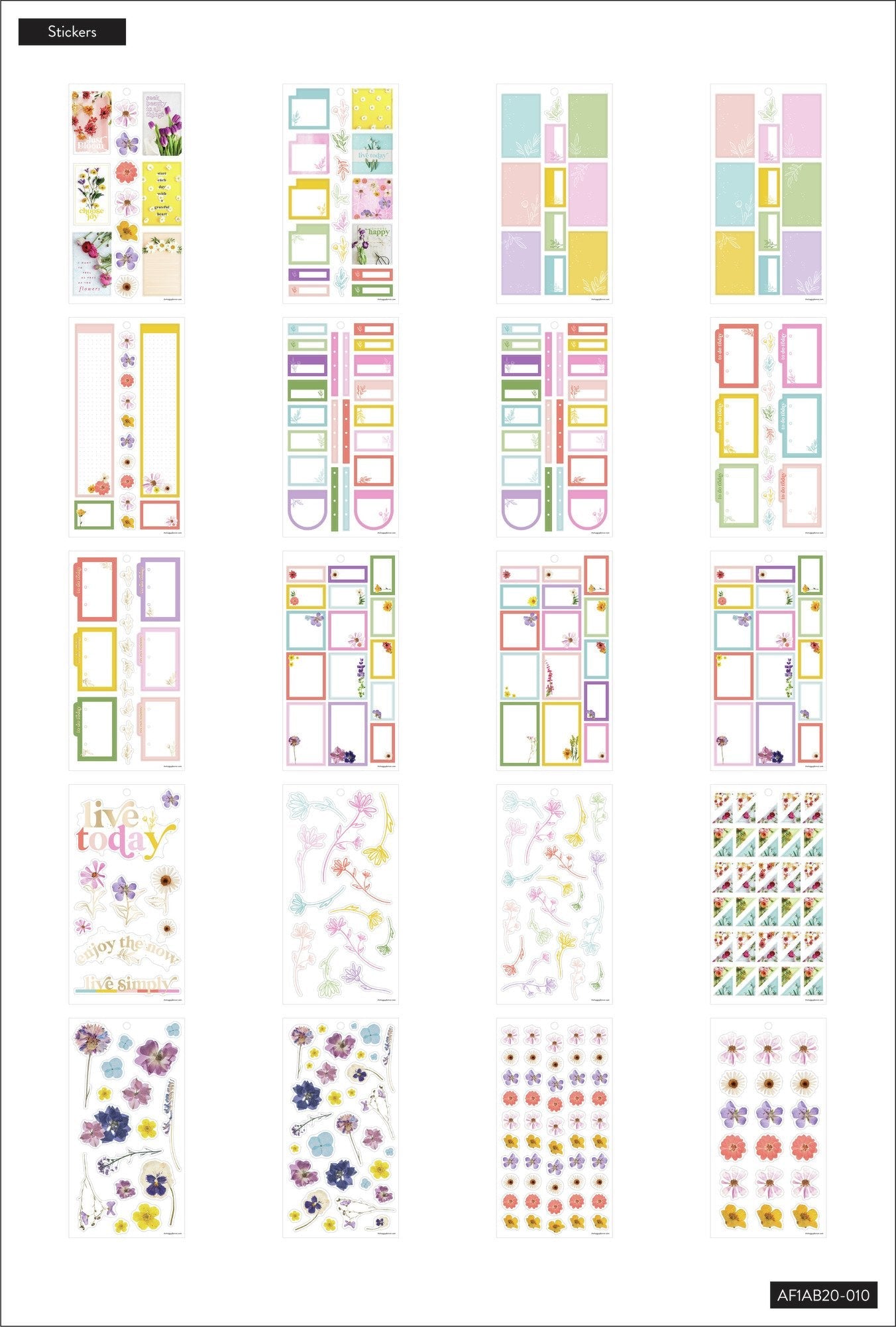 Pressed Florals Accessory Book