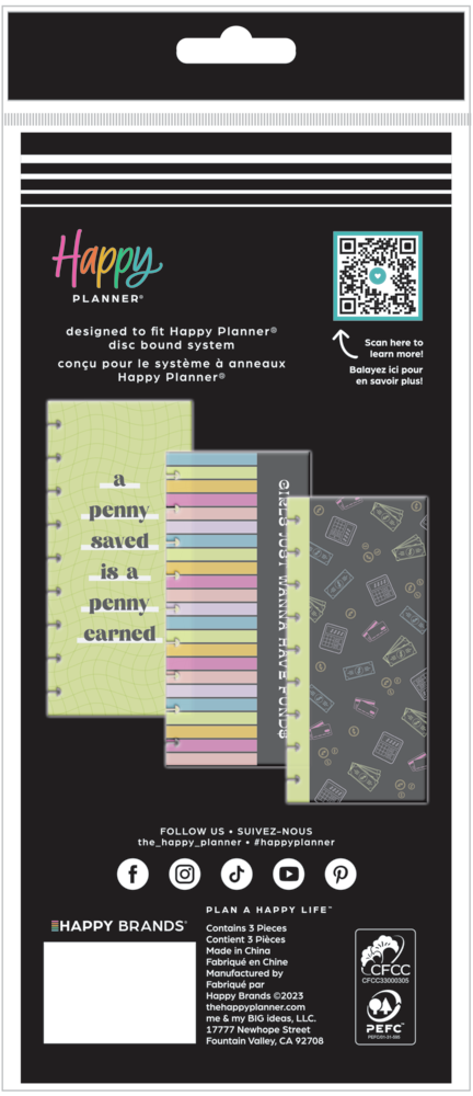 Bright Budget - Envelopes - 3 Pack