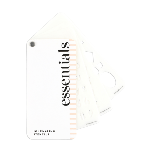 Essentials - Stencil Fan Book - 5 Sheets