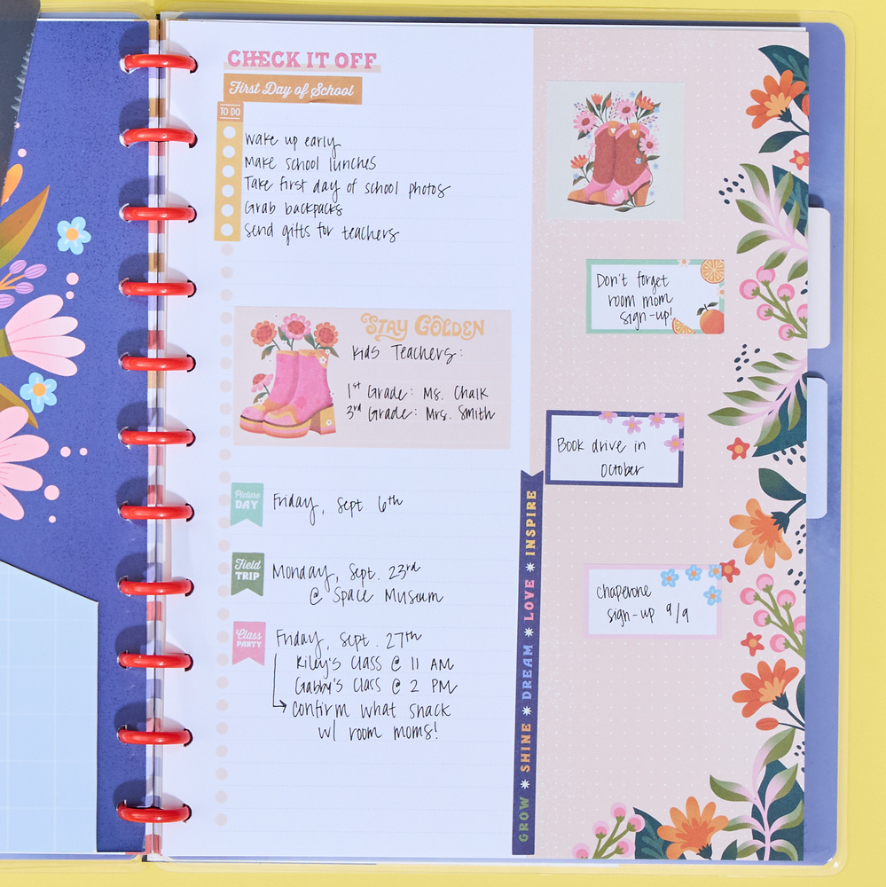 Jess Miller Draws x Happy Planner Seasonal Teacher - Big Accessory Pack
