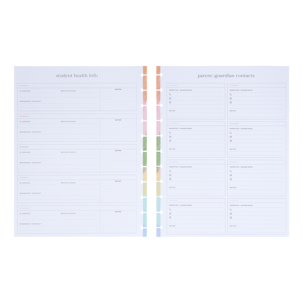 Parent & Student Info - Big Teacher Accessory Pack