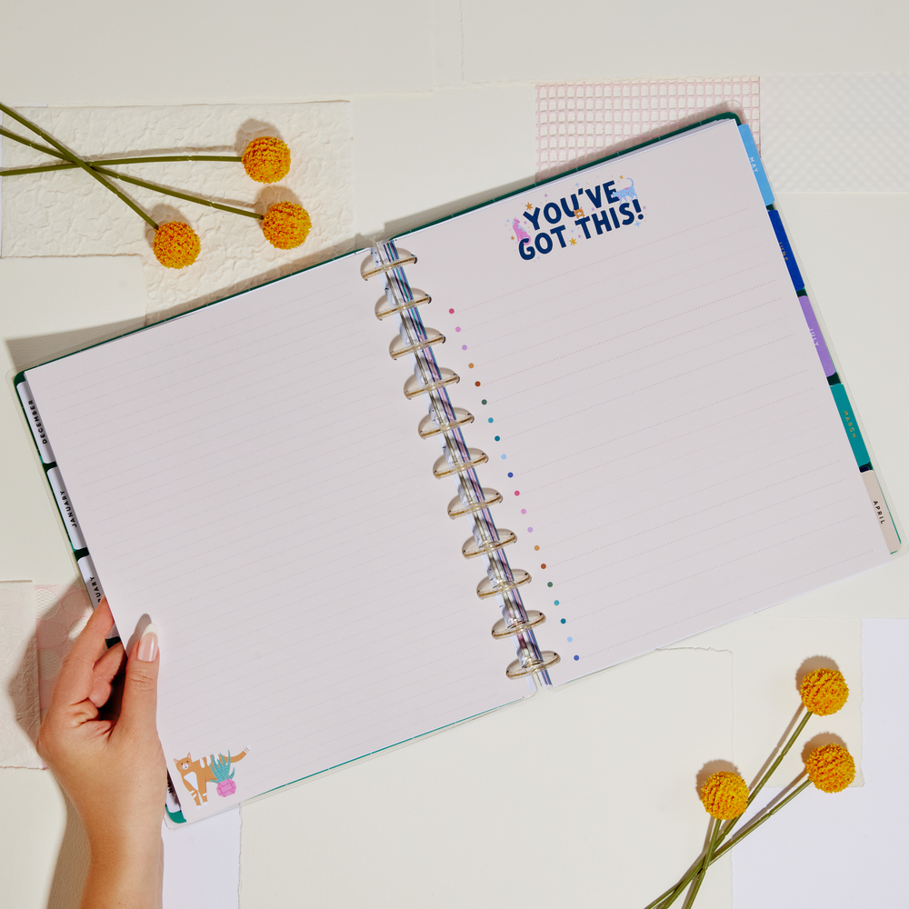 Whimsical Whiskers - Checklist + Dotted Lined Big Filler Paper - 40 Sheets