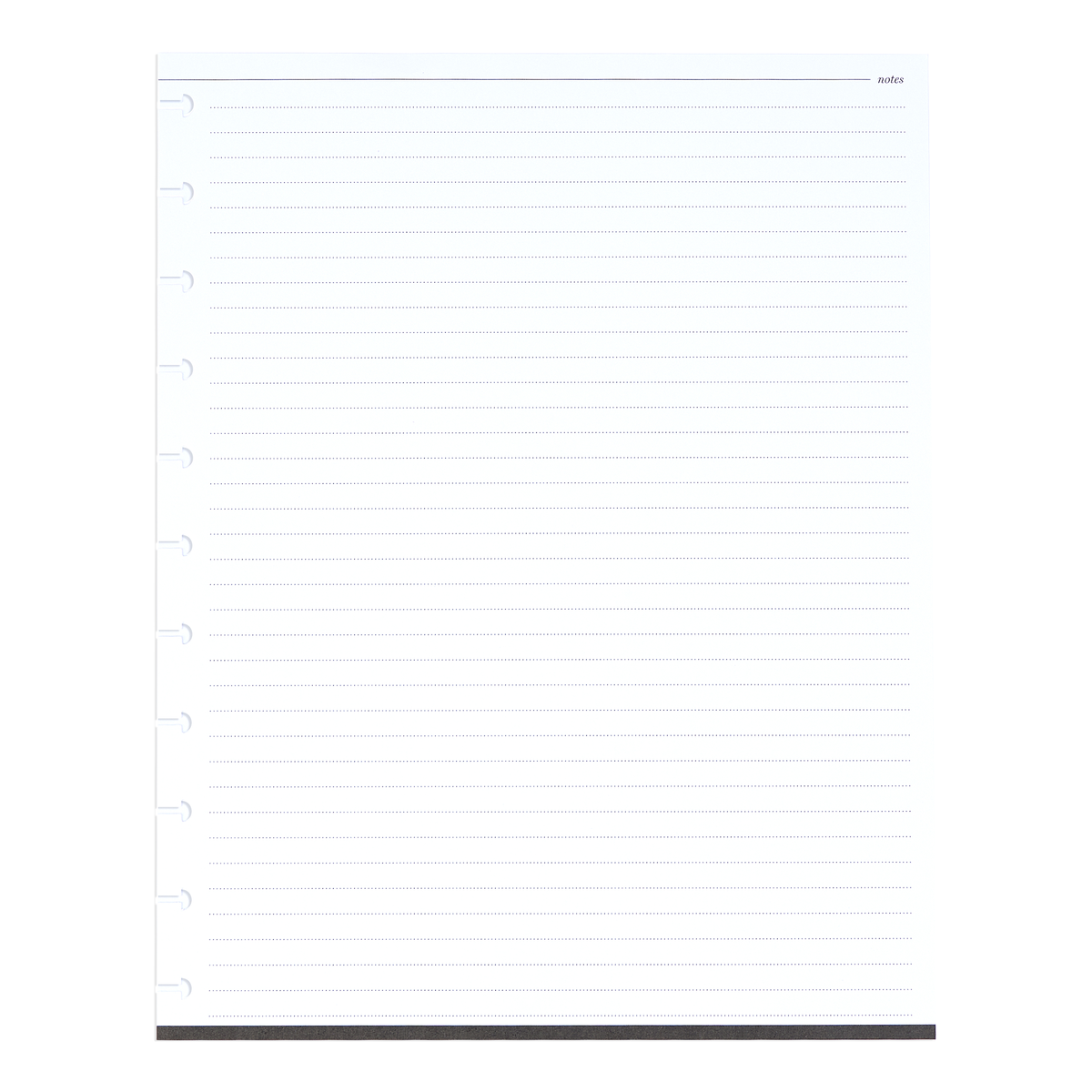Work + Life Onyx - Dotted Lined Big Filler Paper - 40 Sheets