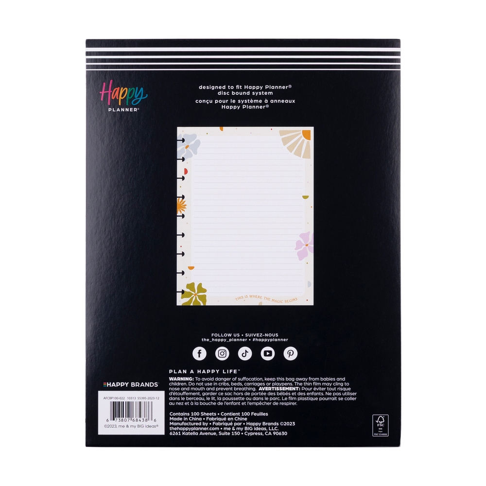 Desert Thistle - Classic Block Notepad - 100 Sheets