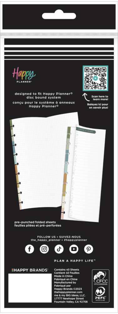 Woodland Charm - Classic Folded Filler Paper - 40 Sheets