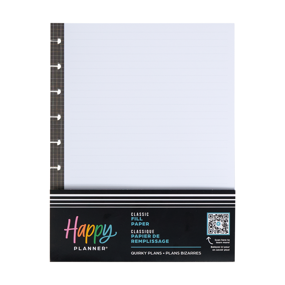 Quirky Plans Student - Dotted Lined Classic Filler Paper - 40 Sheets