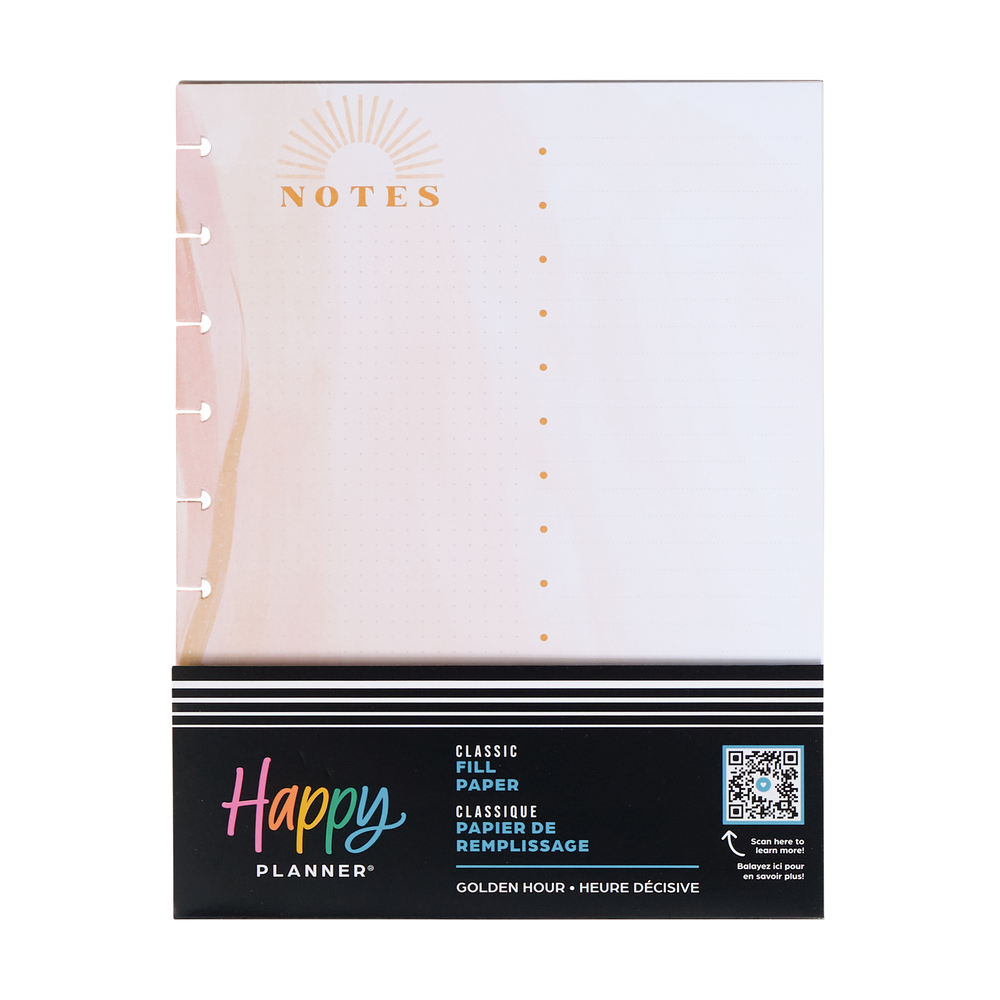 Golden Hour - Dashboard + Dot Grid Classic Filler Paper - 40 Sheets