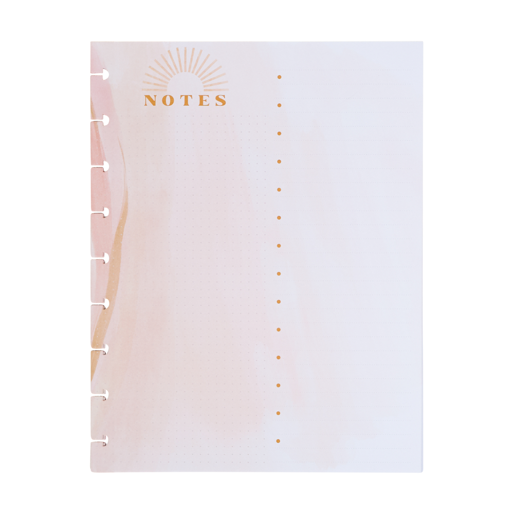 Golden Hour - Dashboard + Dot Grid Classic Filler Paper - 40 Sheets