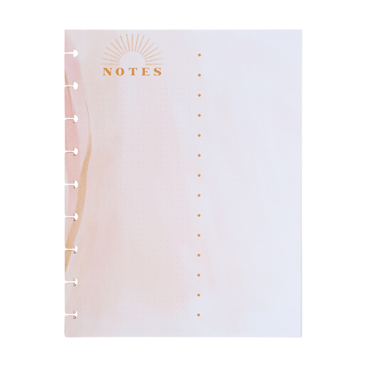 Golden Hour - Dashboard + Dot Grid Classic Filler Paper - 40 Sheets