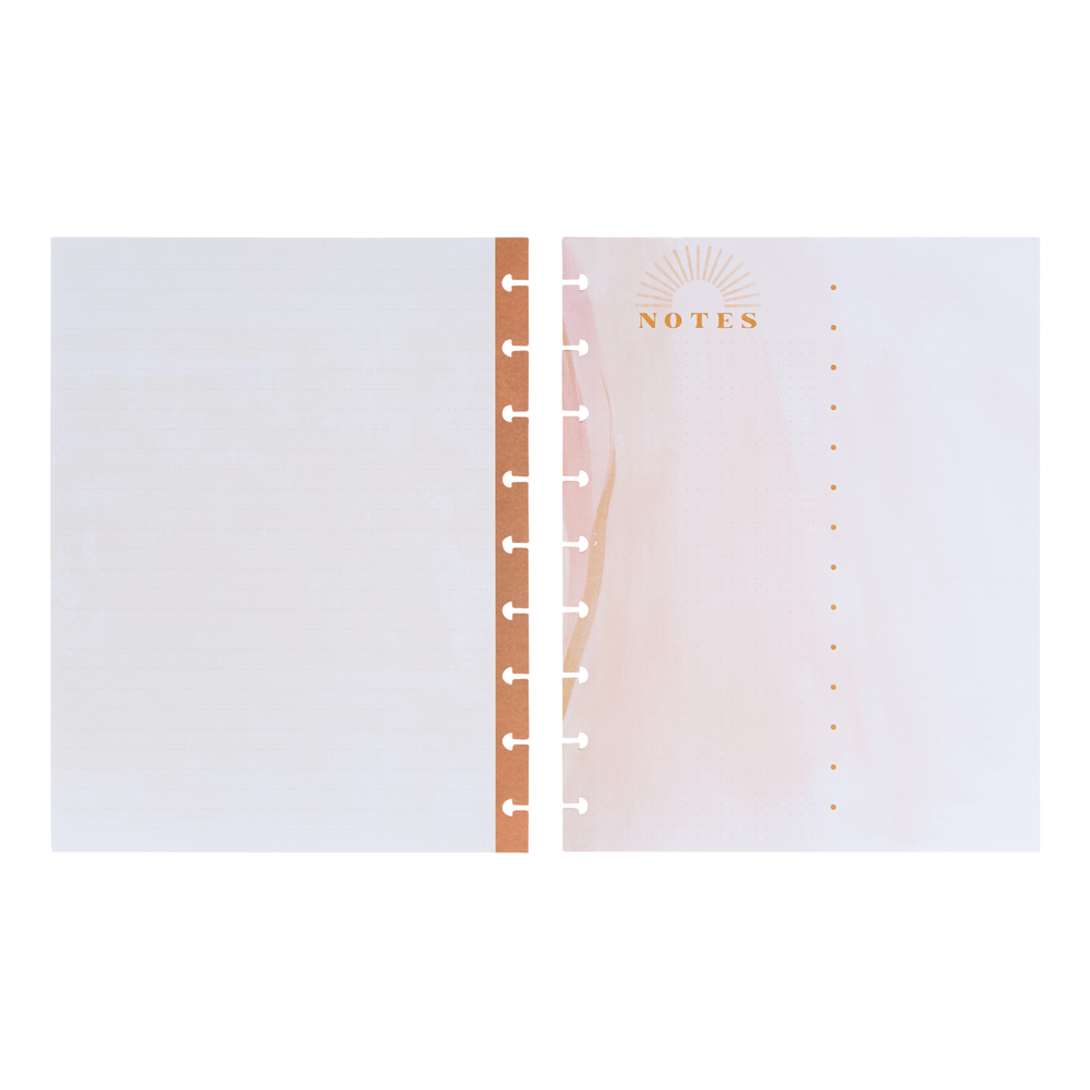 Golden Hour - Dashboard + Dot Grid Classic Filler Paper - 40 Sheets