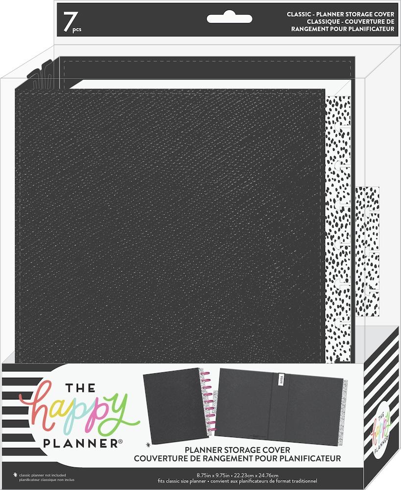 Black Dots Classic Planner Storage Cover