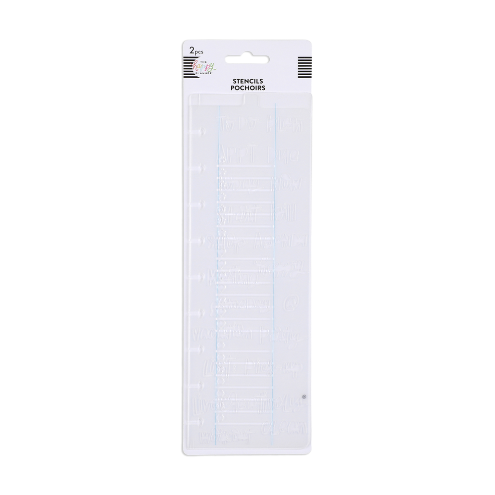Snap In Stencil Bookmarks - 2 Pack