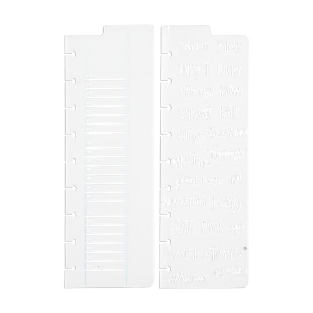 Snap In Stencil Bookmarks - 2 Pack