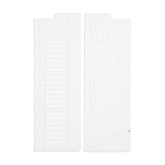 Snap In Stencil Bookmarks - 2 Pack