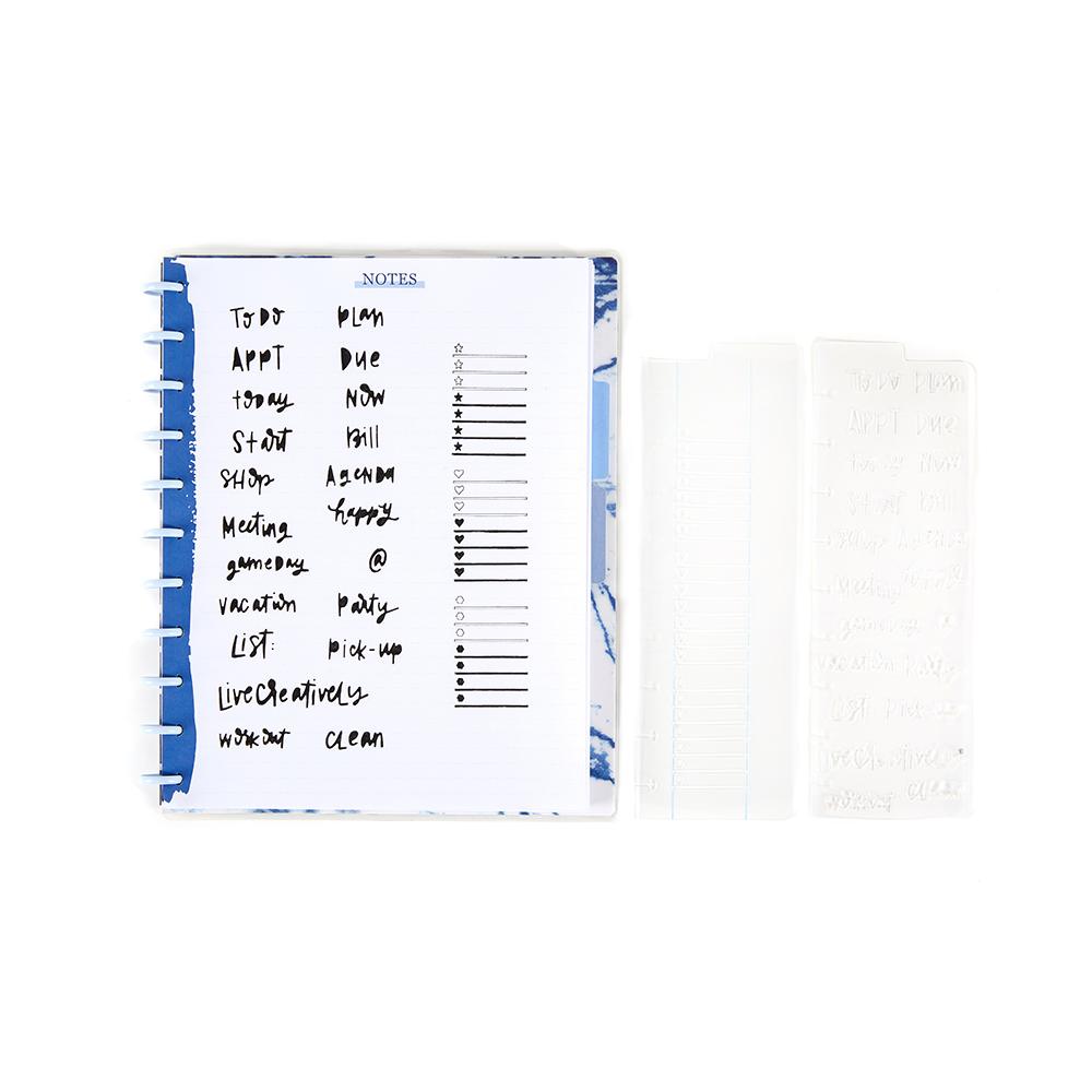 Snap In Stencil Bookmarks - 2 Pack