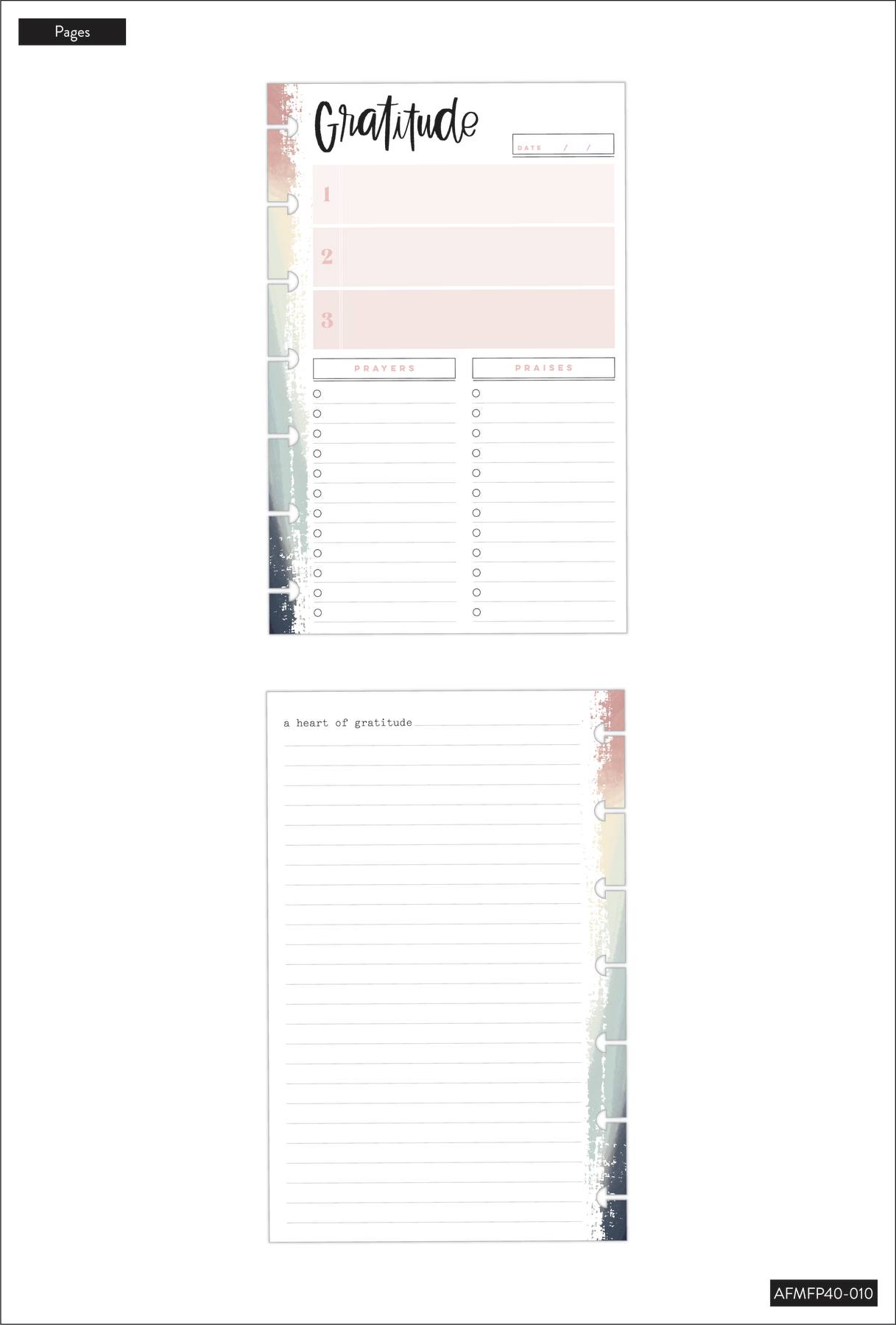 Gratitude - Mini Faith Filler Paper - 40 Sheets