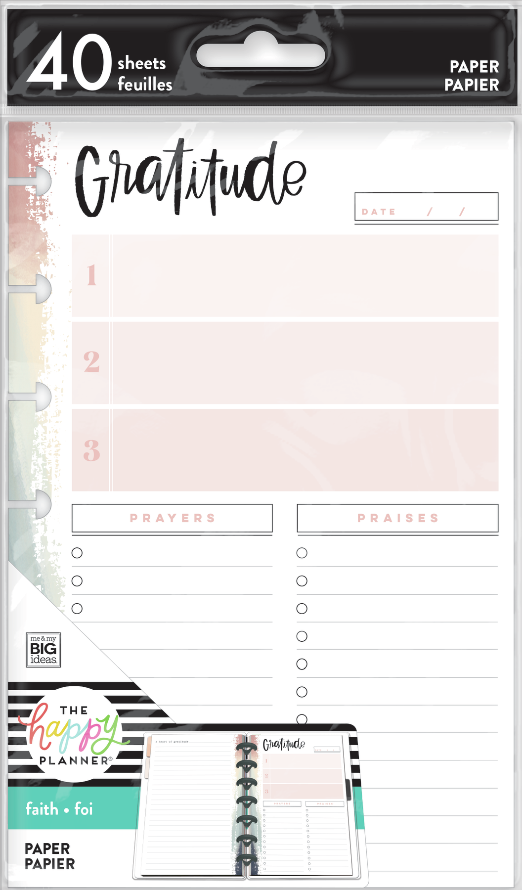 Gratitude - Mini Faith Filler Paper - 40 Sheets