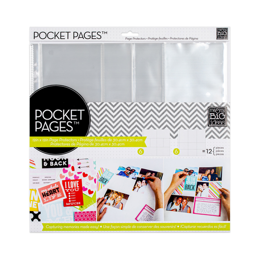 Pocket Pages Layout 2 - Page Protectors - 3 Ring