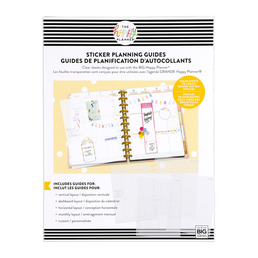 Big Clear Sticker Planning Guide