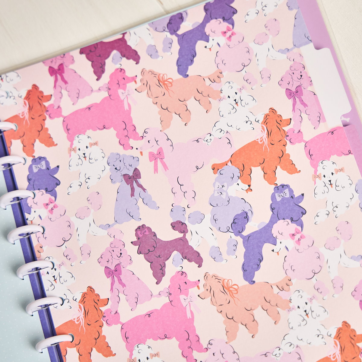 Pawsitive Seasonal Dogs - Dot Grid Big Notebook - 60 Sheets