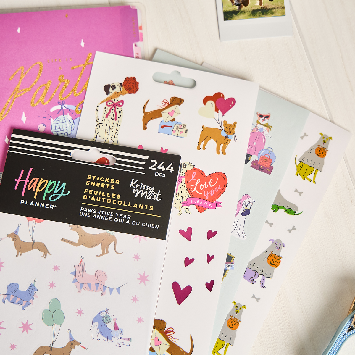 Pawsitive Seasonal Dogs - 10 Sticker Sheets