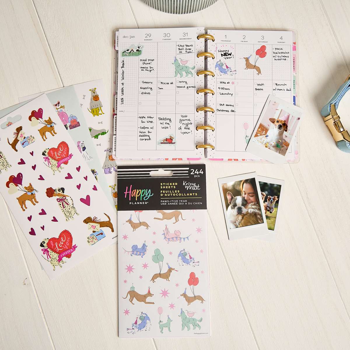 Pawsitive Seasonal Dogs - 10 Sticker Sheets