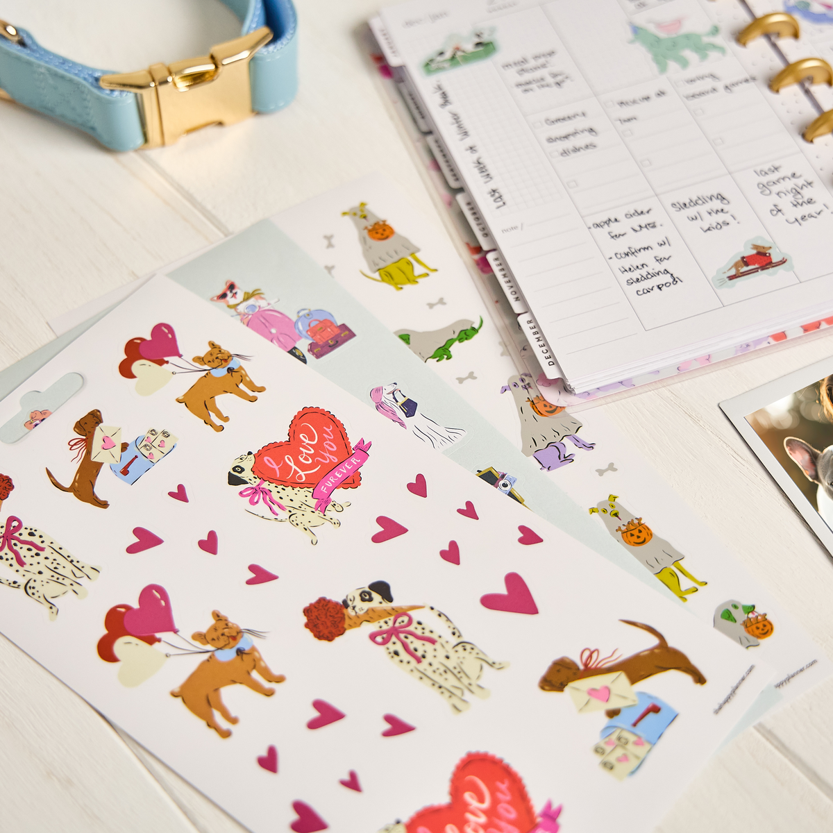 Pawsitive Seasonal Dogs - 10 Sticker Sheets