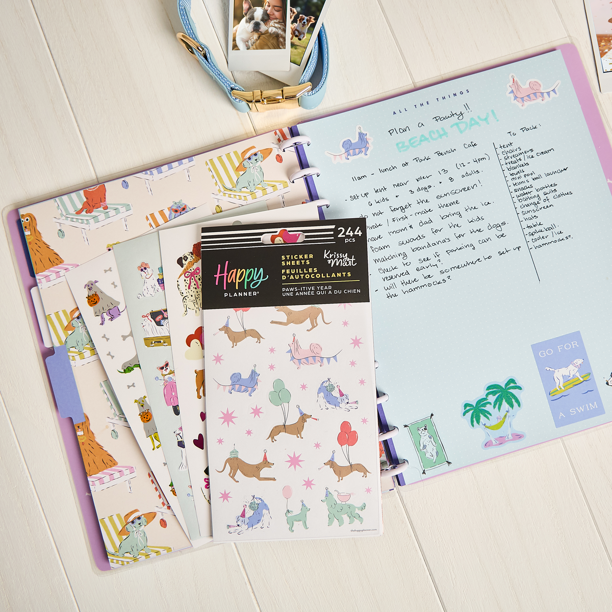 Pawsitive Seasonal Dogs - 10 Sticker Sheets