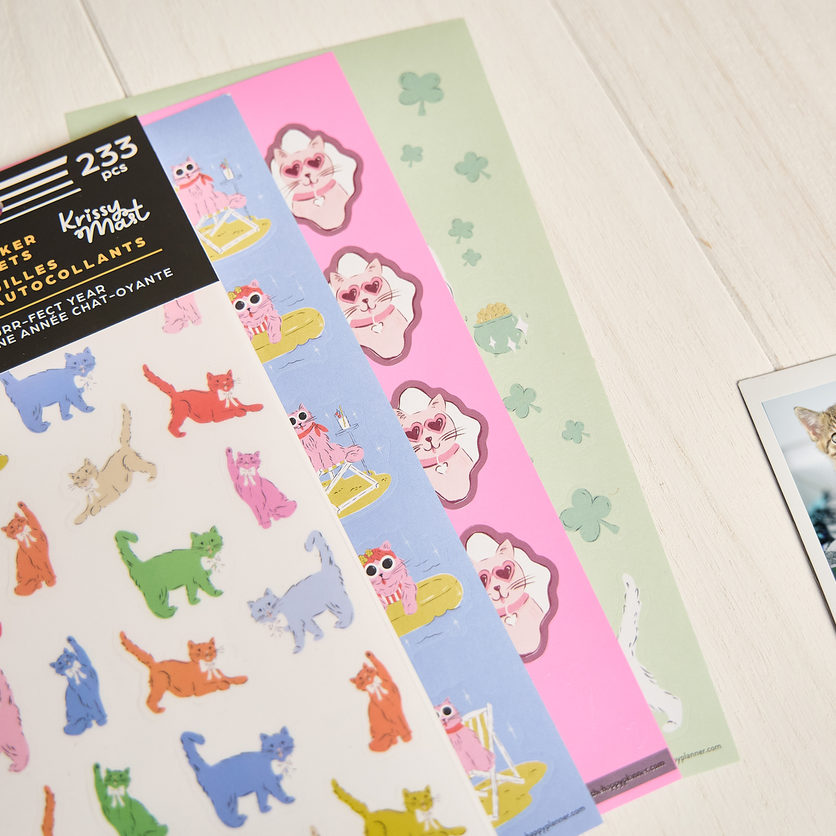 Purrfect Seasonal Cats - 10 Sticker Sheets