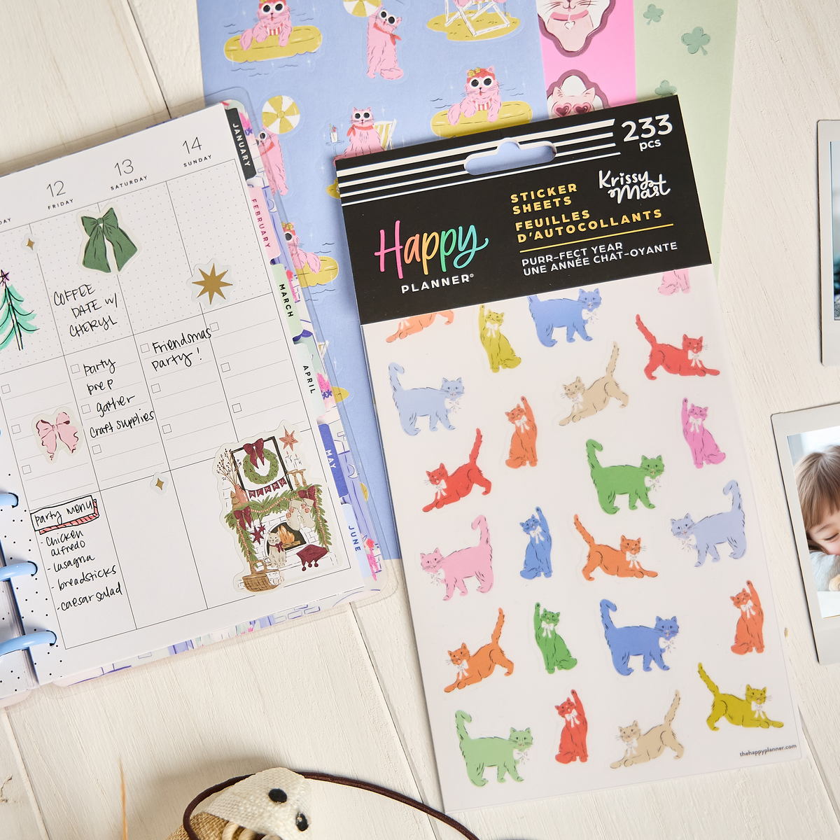 Purrfect Seasonal Cats - 10 Sticker Sheets