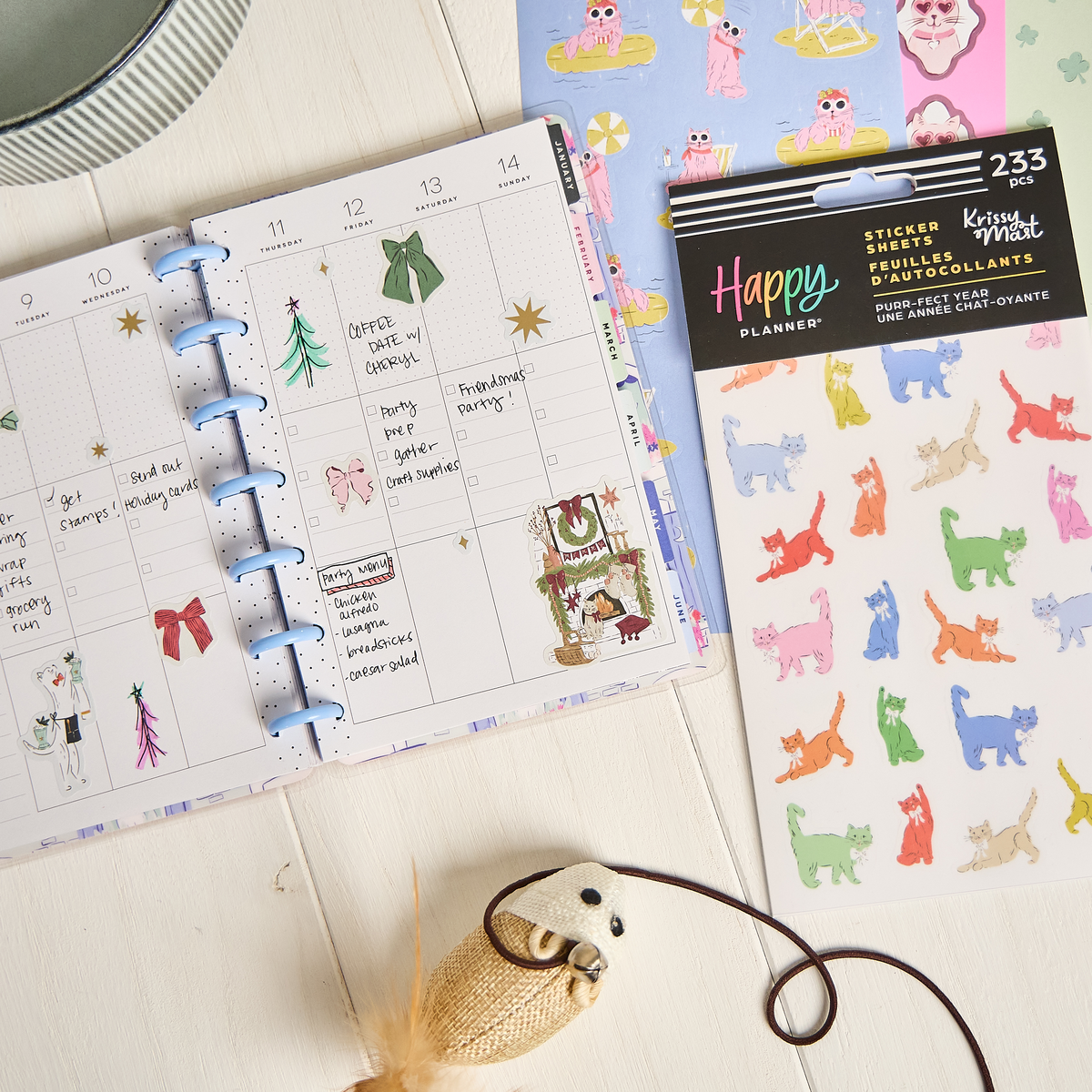 Purrfect Seasonal Cats - 10 Sticker Sheets