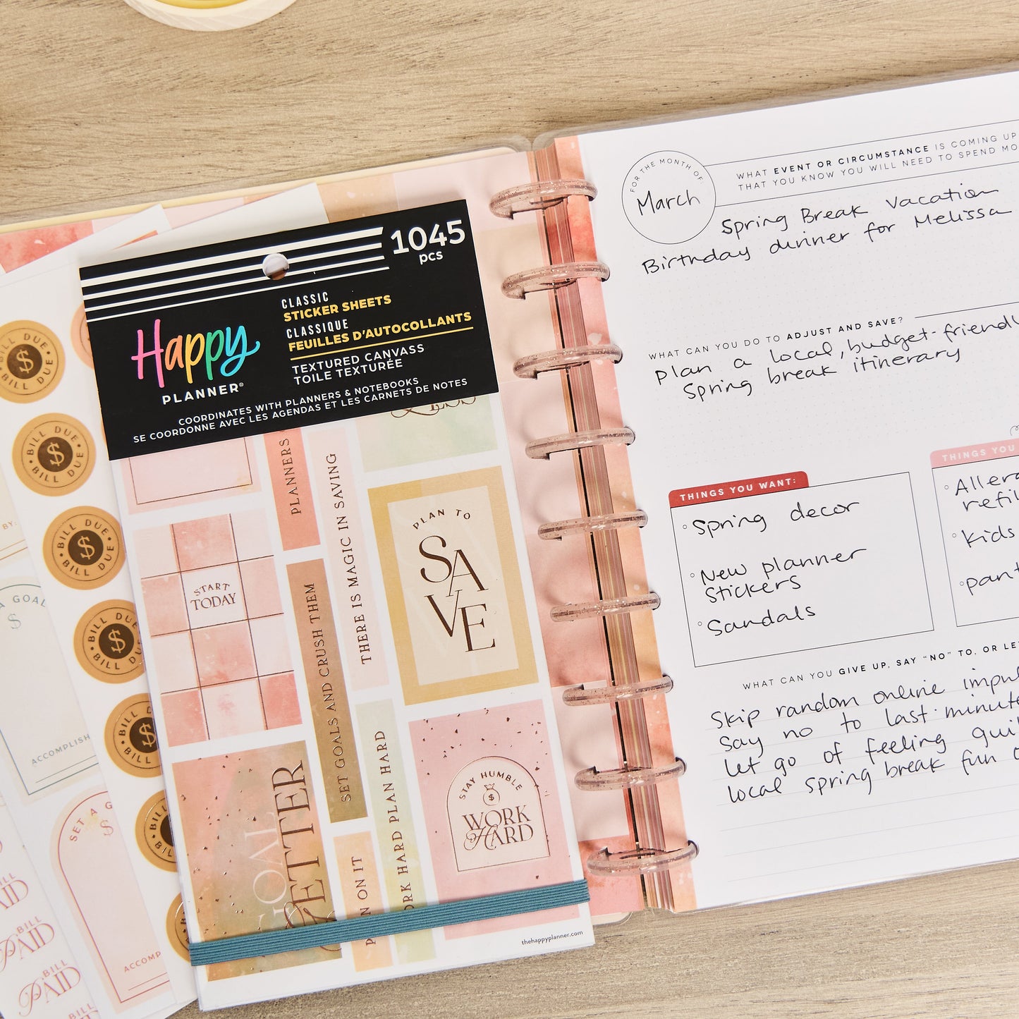 Textured Canvas Budget - Value Pack Stickers