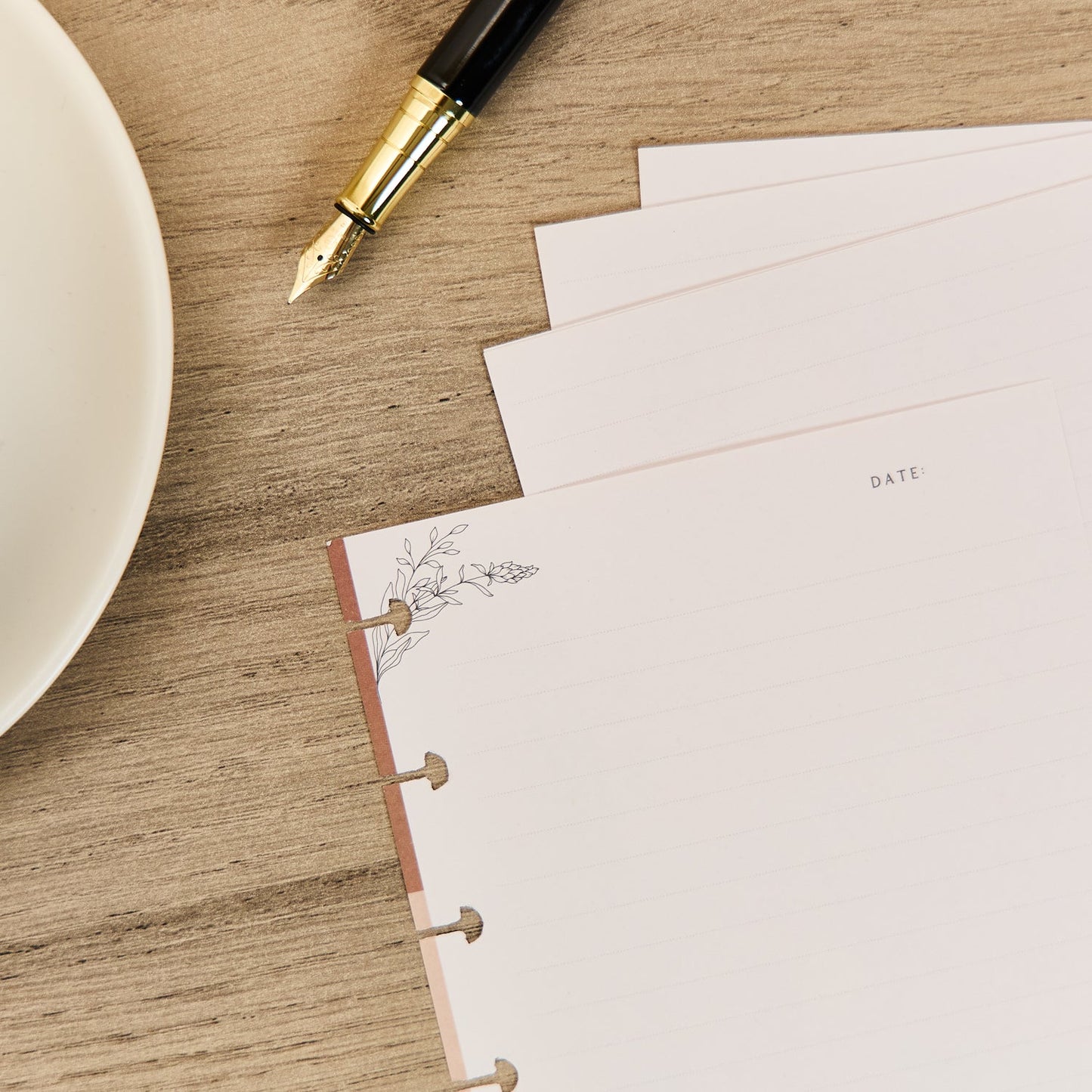 Modern Charm - Dotted Lined Mini Filler Paper - 40 Sheets