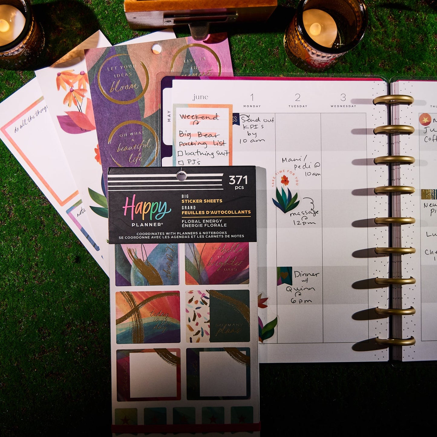 Floral Energy - Value Pack Stickers - Big