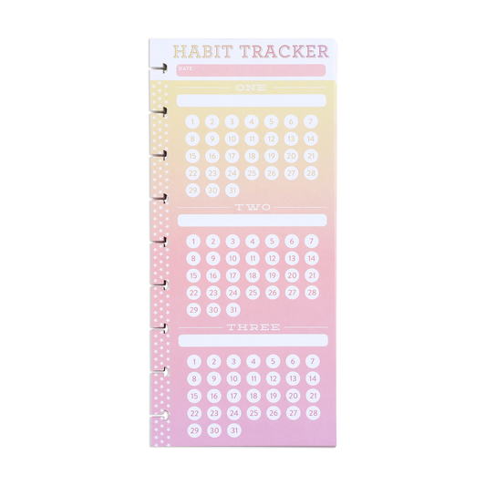 Classic Half Sheet Note Paper - Habit Tracker