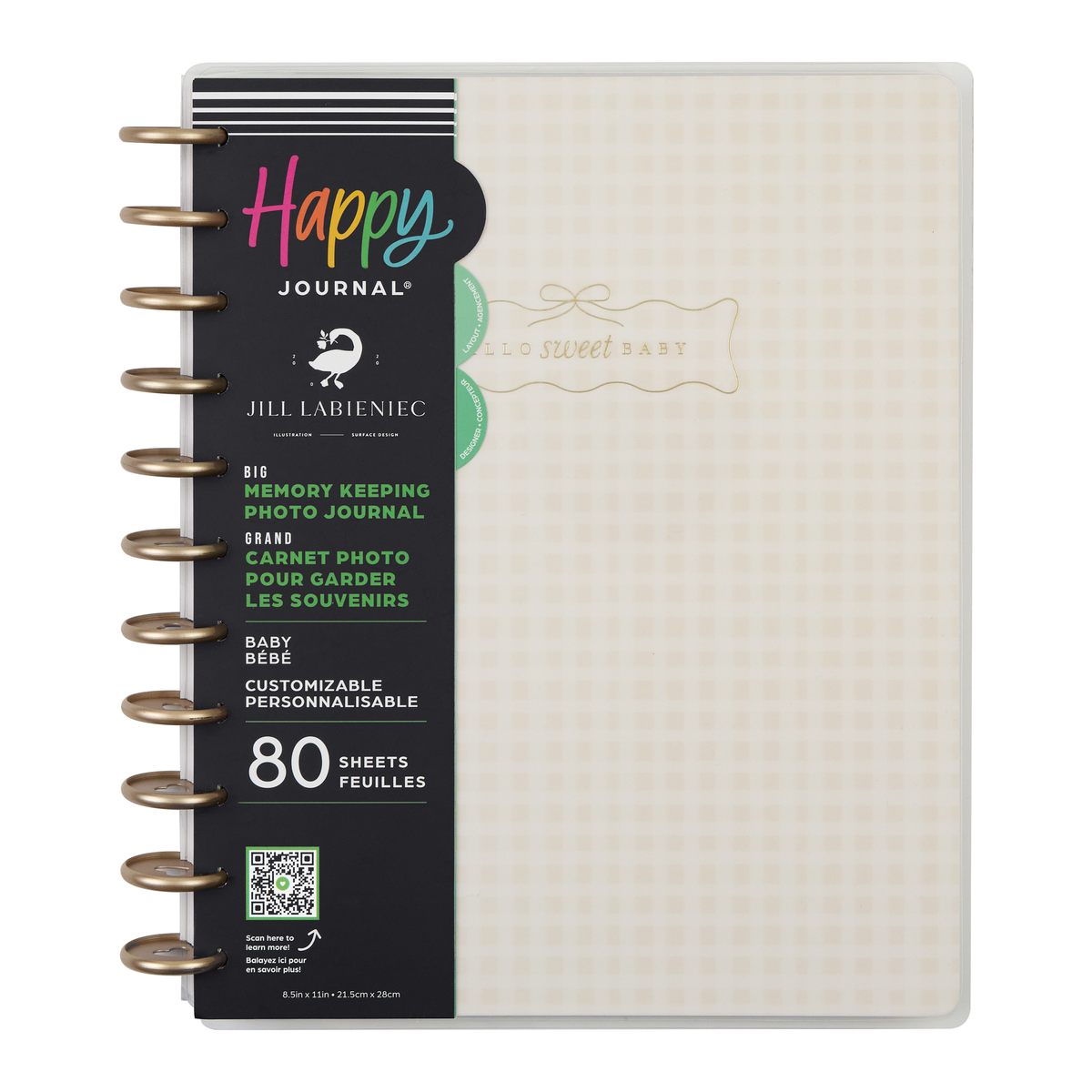 Pure Joy Baby - Big Happy Memory Keeping Photo Journal - 80 Sheets